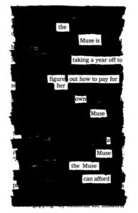 Páginas de Newspaper Blackout Poems. Derechos: Austin Kleon